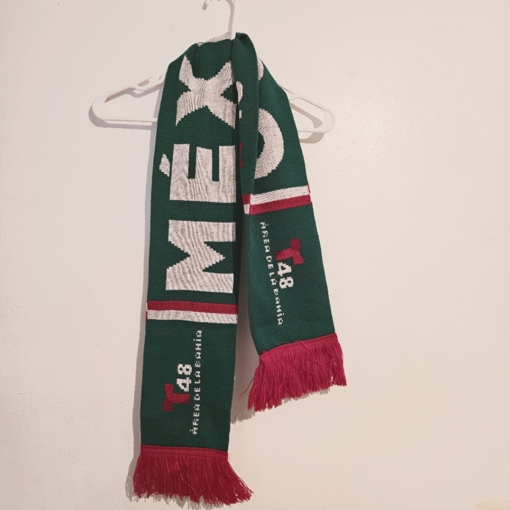 Mexico Soccer Team Knitted Scarf